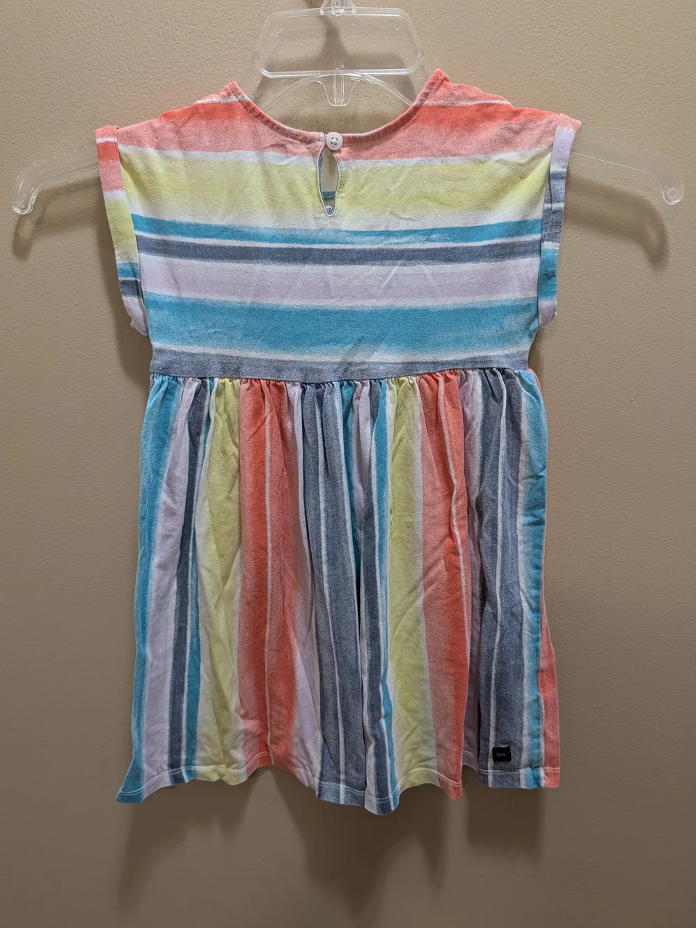 Tea Collection Multi-Color Striped Casual Dress Size 6